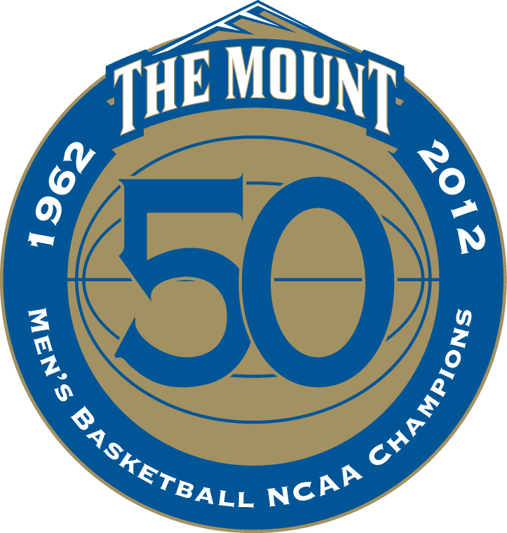 Mount St. Marys Mountaineers 2012 Anniversary Logo iron on transfers for clothing